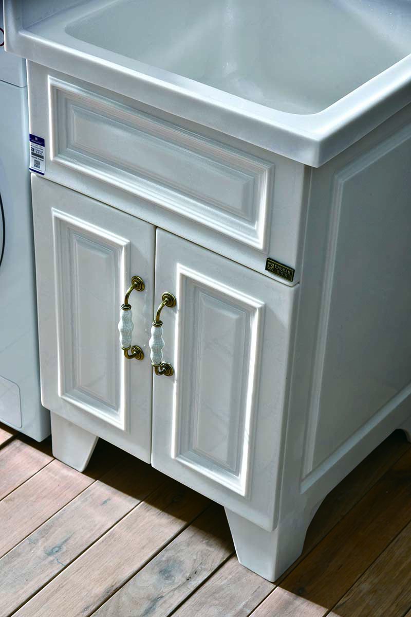 Solid Surface Laundry Cabinet factory